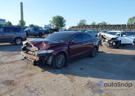 2016 Ford Fusion Titanium из США, поврежденный, VIN 3FA6P0K90GR275885